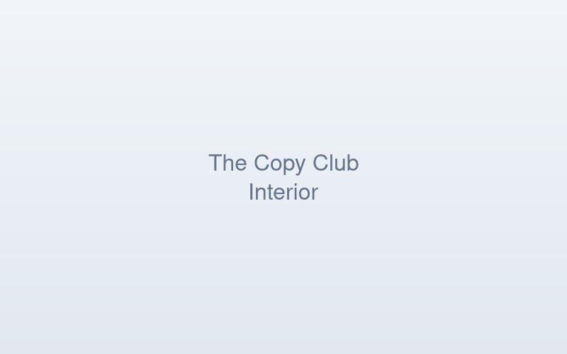 The Copy Club interior