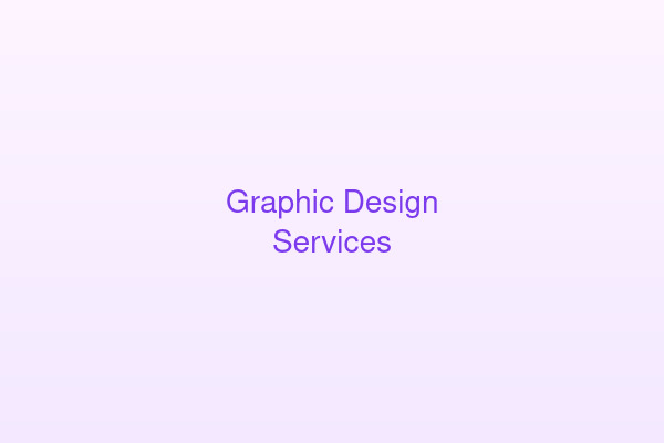 Graphic design services
